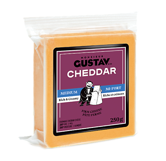 Gustav Cheddar - Medium Cheese