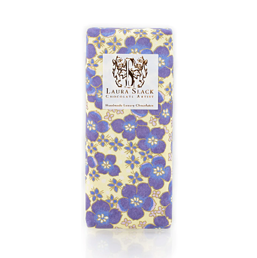 Candied Violet Chocolate Bar