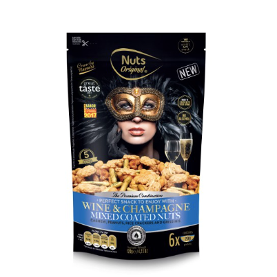 Wine & Champagne Mixed Coated Nuts