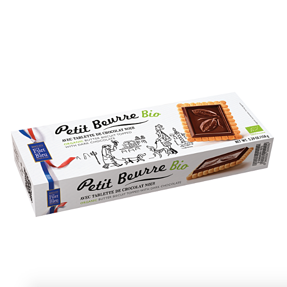 Organic Milk Chocolate Covered Butter Biscuit Cookies