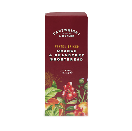 Spiced Orange & Cranberry  Shortbread