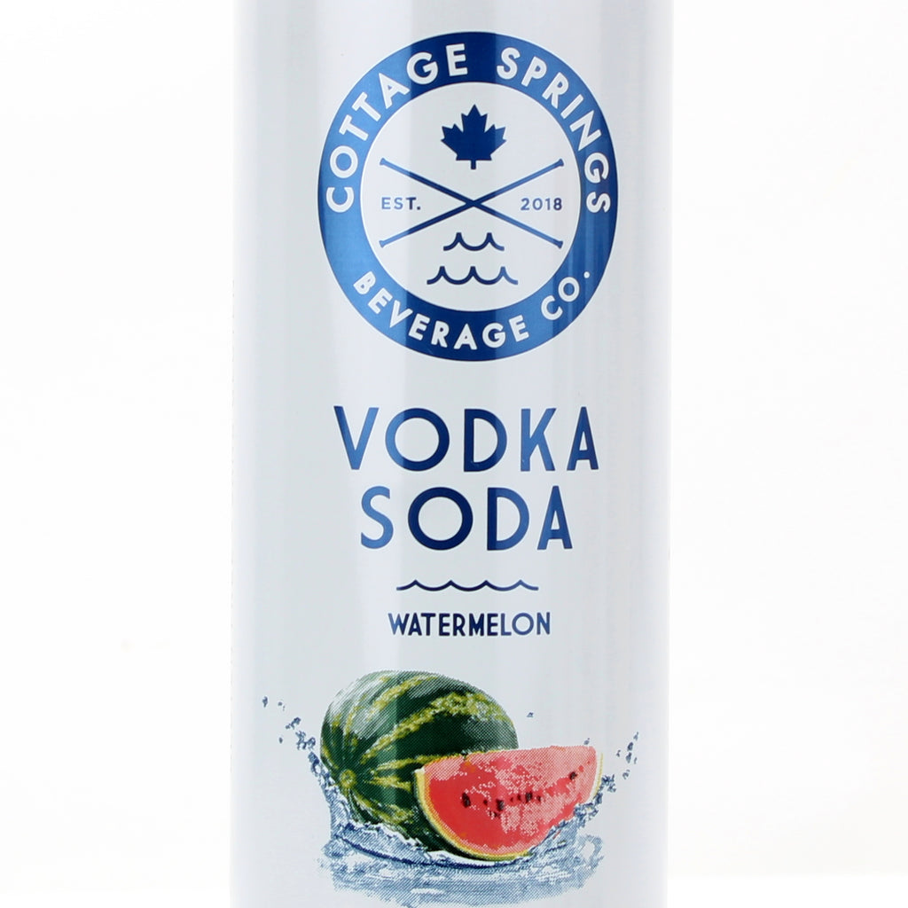 Cottage Spring Watermelon Vodka Soda