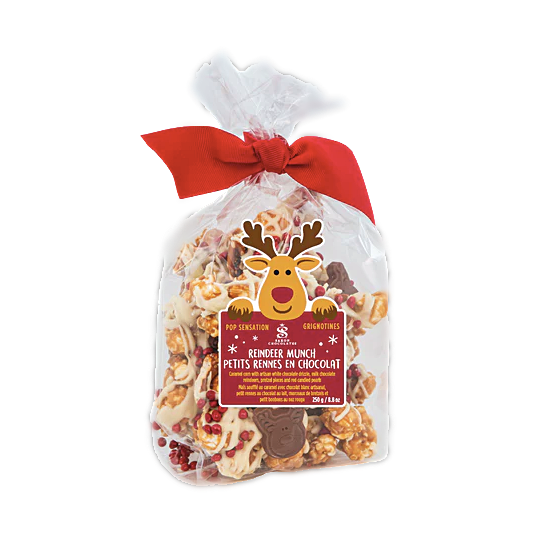 Reindeer Munch Popcorn Bag